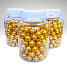 Dekorativne Perle I - ZLATNE 10mm 100g